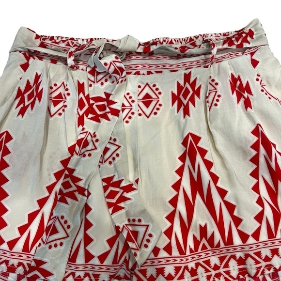 Francesca's Miami Aztec Print Rayon Shorts Lined Size Medium - Picture 7 of 11